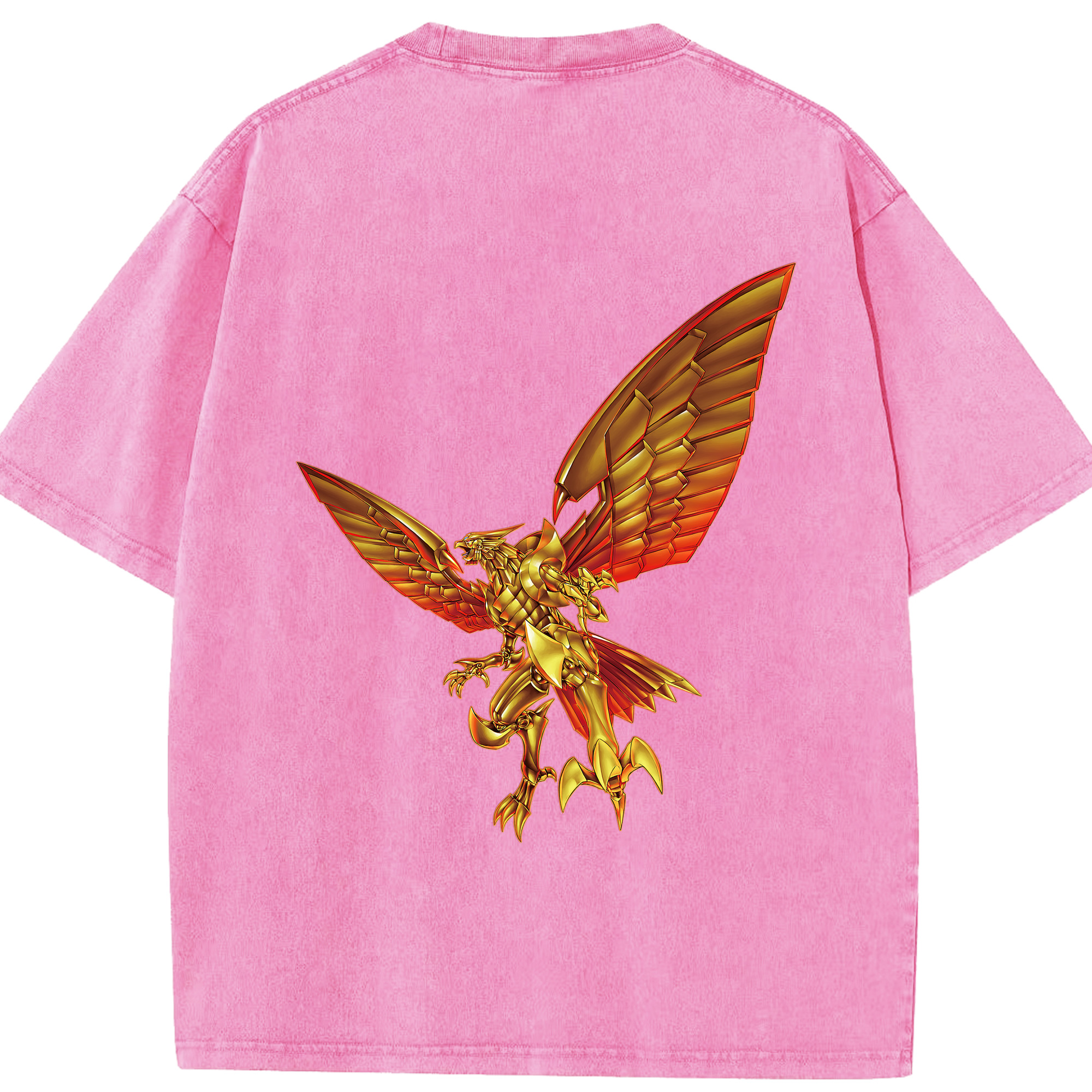 （画像用） 遊☆戯☆王 Yu-Gi-Oh! 綿100% ヴィンテージ風 半袖Tシャツ（背面プリント）